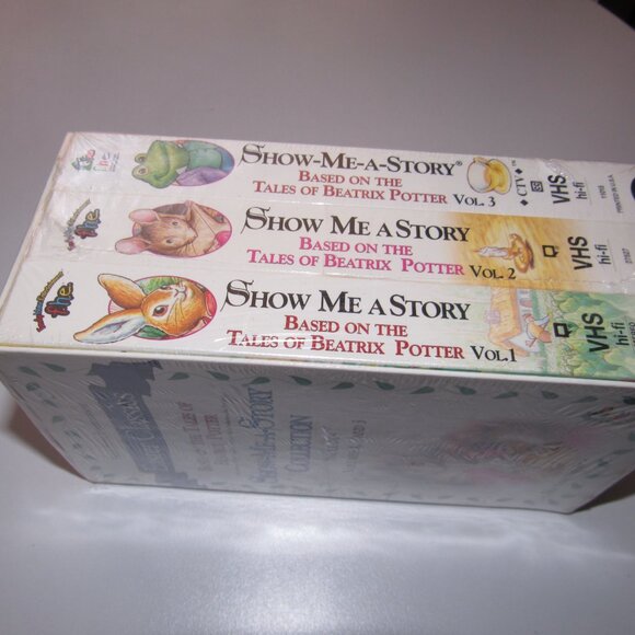 Beatrix Potter “Show-Me-A-Story” VHS Box Set – Family Home Entertainment Easter - Picture 2 of 2